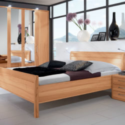 schlafzimmer komplett mit holz